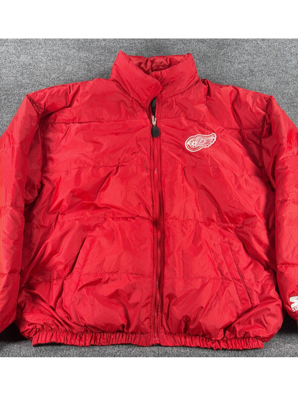 Vintage Reversable Detroit Red Wings Starter Puffy Jacket-Men's XL